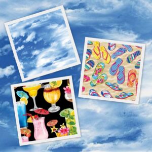 Patchworkstoff Baumwollstoff Serie "Tropical Escape"