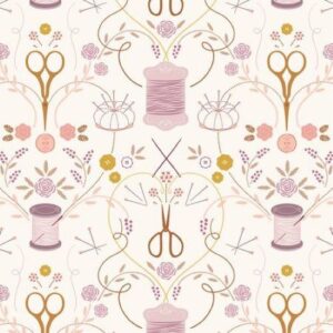 Patchworkstoff Baumwollstoff Marke Serie 88 Mamory Made Lewis & Irene