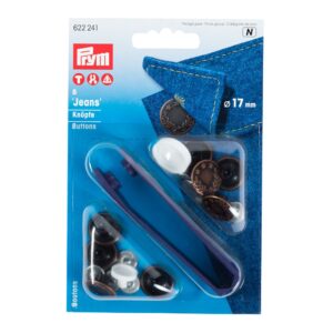 Nähfrei-Jeans-Knöpfe Lorbeerkranz MS 17 mm altkupfer