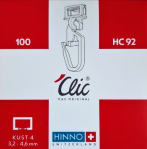 Original Hinno Clic Gleiter HC 92 Faltenhaken Gardinenhaken